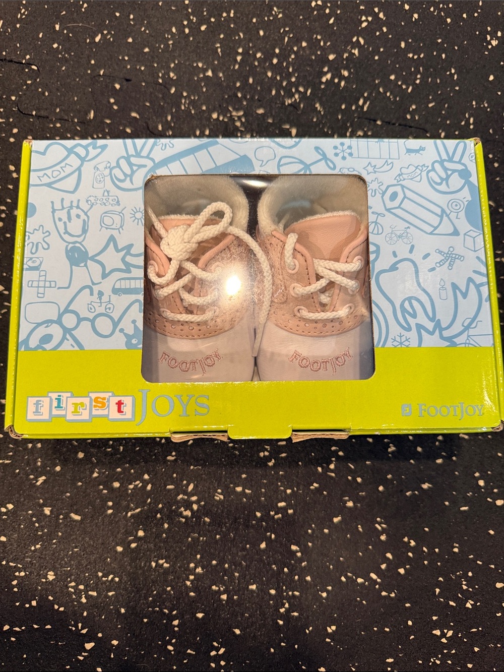 FootJoy Pink and White Baby Walker Shoes